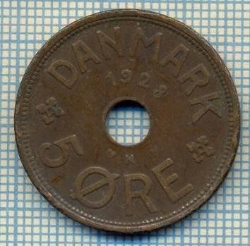6670 MONEDA - DANEMARCA (DANMARK) - 5 ORE - ANUL 1928 -starea care se vede foto