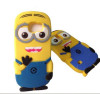 Husa MINIONS ( 1 bucata ) silicon soft Samsung Galaxy S6 si folie ecran, Negru