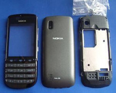 Vand Carcasa Nokia 300 Asha Noua Completa Neagra Negru foto