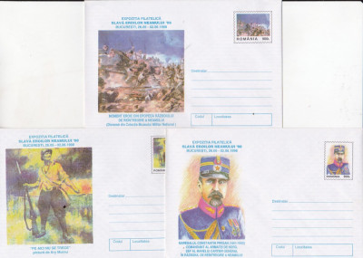 bnk fil Lot 3 Intreguri postale 1998 - Expofil Slava eroilor neamului Bucuresti foto