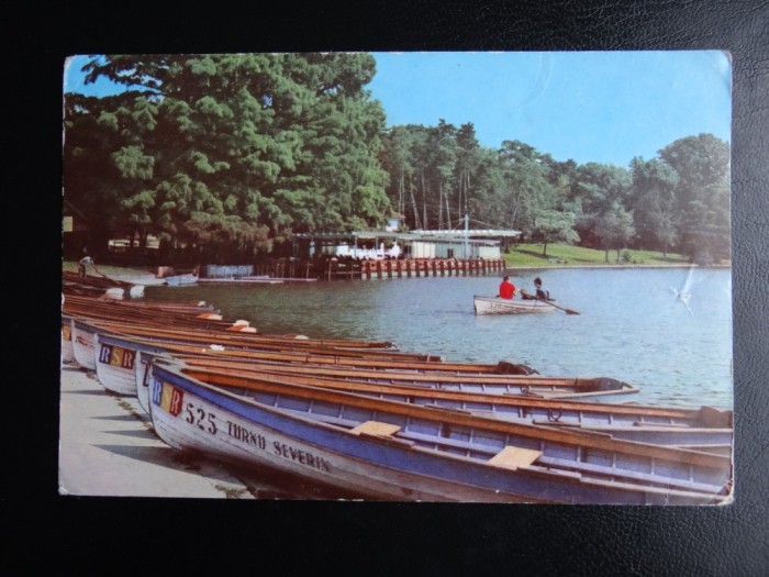 SEPT15-Vedere/Carte postala-Craiova-Parcul Poporului-circulata