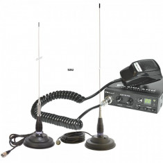 Kit Statie radio CB Midland Alan 100 si Antena PNI ML100/ ML145 MID-PACK3 foto