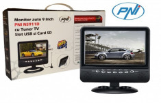 Monitor auto 9 inch cu Tuner TV, USB si card PNI-NS911D foto