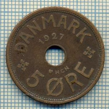 6713 MONEDA - DANEMARCA (DANMARK) - 5 ORE - ANUL 1927 -starea care se vede foto