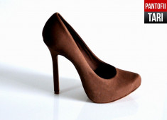 Bershka BrownHeels (Marime: 40) foto