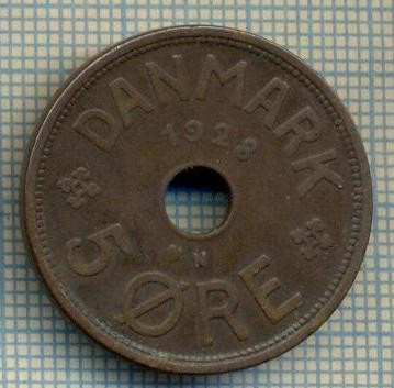6727 MONEDA - DANEMARCA (DANMARK) - 5 ORE - ANUL 1928 -starea care se vede foto