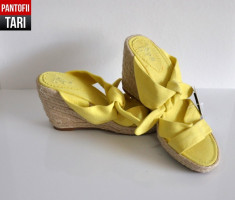 Zara YellowSandals (Marime: 38) foto