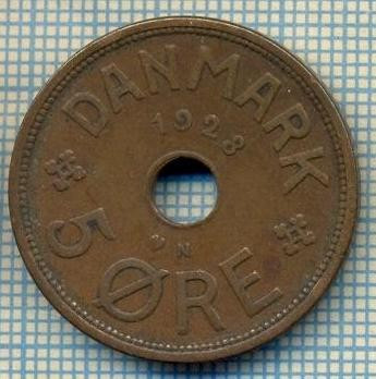 6723 MONEDA - DANEMARCA (DANMARK) - 5 ORE - ANUL 1928 -starea care se vede foto