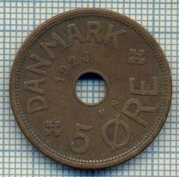 6707 MONEDA - DANEMARCA (DANMARK) - 5 ORE - ANUL 1928 -starea care se vede foto