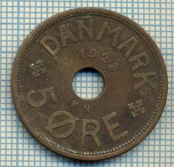 6690 MONEDA - DANEMARCA (DANMARK) - 5 ORE - ANUL 1928 -starea care se vede foto