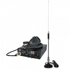 Kit Statie radio CB PNI Escort HP 8000 ASQ si antena CB Midland 18-244M PNI-PACK6 foto