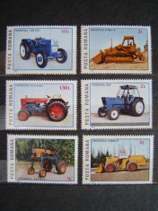 Romania 1985 LP 1137 - serie nestampilata MNH &amp;quot;Tractoare romanesti&amp;quot; foto