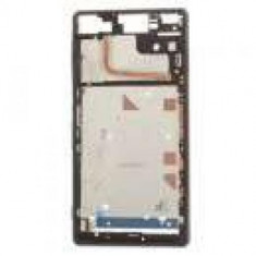 Carcasa Fata Cu Rama Sony Xperia Z3 D6603 D6643 D6653 Originala Argintie foto