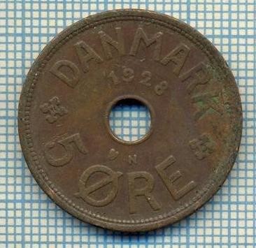 6730 MONEDA - DANEMARCA (DANMARK) - 5 ORE - ANUL 1928 -starea care se vede foto