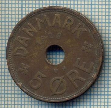 6698 MONEDA - DANEMARCA (DANMARK) - 5 ORE - ANUL 1928 -starea care se vede foto