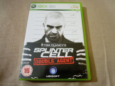 Joc Tom Clancy&amp;#039;s Splinter Cell Double Agent, xbox360, original! foto