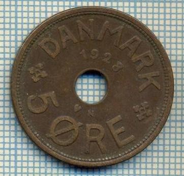 6684 MONEDA - DANEMARCA (DANMARK) - 5 ORE - ANUL 1928 -starea care se vede foto