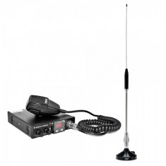 Kit Statie radio CB Albrecht 4200EU RO ASQ si Antena PNI 18-244 foto