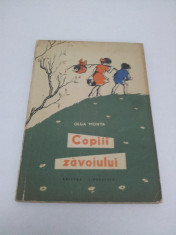 COPIII ZAVOIULUI - OLGA MONTA / ILUSTRATII ELISABETA MANEA, 1959 foto