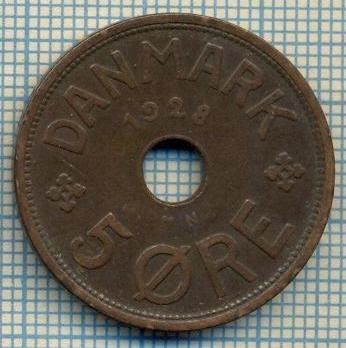 6708 MONEDA - DANEMARCA (DANMARK) - 5 ORE - ANUL 1928 -starea care se vede foto