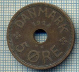 6746 MONEDA - DANEMARCA (DANMARK) - 5 ORE - ANUL 1928 -starea care se vede, Europa