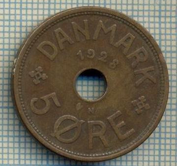 6697 MONEDA - DANEMARCA (DANMARK) - 5 ORE - ANUL 1928 -starea care se vede foto