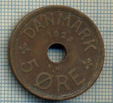 6703 MONEDA - DANEMARCA (DANMARK) - 5 ORE - ANUL 1928 -starea care se vede foto