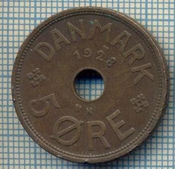 6704 MONEDA - DANEMARCA (DANMARK) - 5 ORE - ANUL 1928 -starea care se vede foto