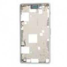 Carcasa Fata Cu Rama Sony Xperia Z3 Compact D5803 D5833 Originala Argintie foto