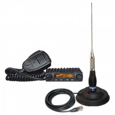 Kit Statie radio CB Albrecht AE 6110 ASQ si Antena PNI ML100 ALB-PACK3 foto