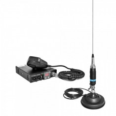 Kit Statie radio CB Albrecht 4200EU RO ASQ si Antena PNI-S9 cu magnet foto