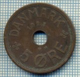 6681 MONEDA - DANEMARCA (DANMARK) - 5 ORE - ANUL 1928 -starea care se vede, Europa