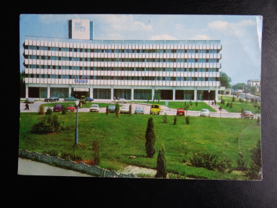 SEPT15-Vedere/Carte postala-Craiova-Hotel Jiul-circulata foto