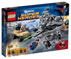 Vand LegoSuperHeroes76003Superman:Battle of Smallville,sigilat,418piese,8-14 ani foto