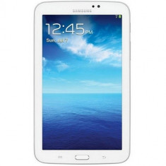 Tableta Samsung SM-T211 Galaxy Tab 3 7.0 inch Cortex A9 1.2GHz Dual Core 1GB RAM 16GB flash Wi-Fi Bluetooth 3G GPS Android 4.1 alba foto