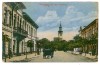1865 - GIURGIU, Firetower, street Lahovary - old postcard - used - 1913, Circulata, Printata