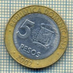 6818 MONEDA - REPUBLICA DOMINICANA - 5 PESOS - ANUL 2002 -starea care se vede