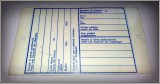 Tablita litografiata pentru insotirea coletelor, bilingva, perioada comunista