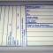 Tablita litografiata pentru insotirea coletelor, bilingva, perioada comunista