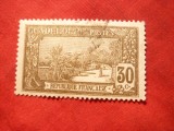 Timbru 30C 1905 Guadelupa Colonie Franceza , negru , stampilat