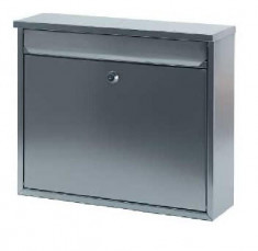 Cutie postala metalica, dimensiuni (L x l xh) cm: 36 x 10 x 32, VEPA BINS - stainless steel foto