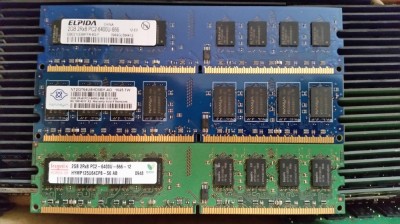 MEMORIE 2 GB DDR 2 800 Mhz PC2-6400U-666 foto