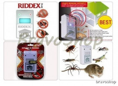 Dispozitiv contra soareci, gandaci, furnici, paianjeni - Pest reject RIDDEX Plus foto