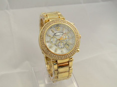 Ceas de Dama Michael Kors Gold Edition + Cutie Cadou foto