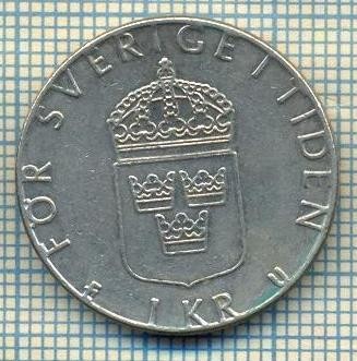 6773 MONEDA - SUEDIA(SVERIGE) - 1 KRONA - ANUL 1981 -starea care se vede foto