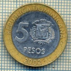 6819 MONEDA - REPUBLICA DOMINICANA - 5 PESOS - ANUL 2002 -starea care se vede