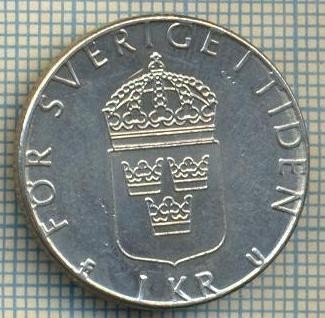 6764 MONEDA - SUEDIA(SVERIGE) - 1 KRONA - ANUL 1980 -starea care se vede foto