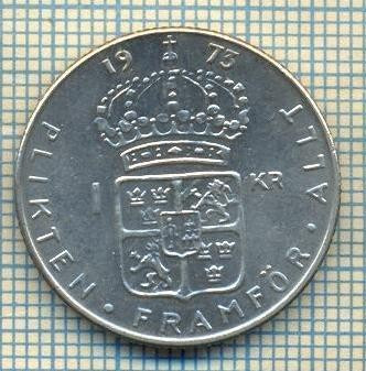 6774 MONEDA - SUEDIA(SVERIGE) - 1 KRONA - ANUL 1973 -starea care se vede