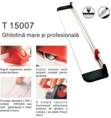 Ghilotina cu cutit circular HSM T15007 - 1450 mm - 7 coli foto