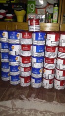 Vand tutun BOND rosu&amp;amp;albastru la cutie.80 gr/32 ron foto